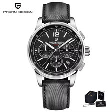 PAGANI DESIGN PD YS008 Men Quartz Watch VK63 100M Water Resistant Sapphire Glass