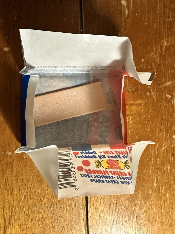 1986 Fleer баскетбол пустой воск обертка + оригинальная резинка (Майкл Джордан RC год) - Изображение 3 из 4