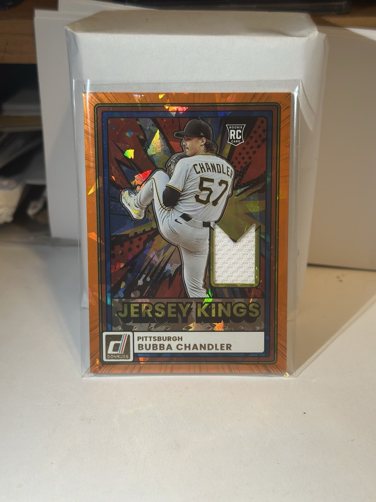 BUBBA CHANDLER Orange ICE  Rookie Jersey Kings🔥2026 Donruss #JK-BC 🔥Pirates RC