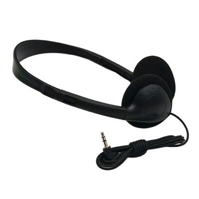 Lightweight ABS Gaming Earphones with Adjustable Headband Clear Sound 3.5mm
