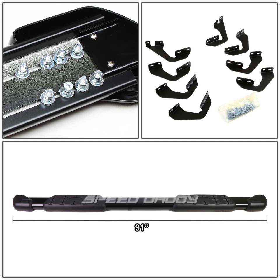 FOR 07-21 TUNDRA CREWMAX 5" MATTE BLACK OE STYLE STEP BAR NERF RUNNING BOARD Foto 4 de 4