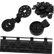 25PCS Shade Cloth Clips,Shade Cloth Heavy Duty Lock Grip,Windproof Awning