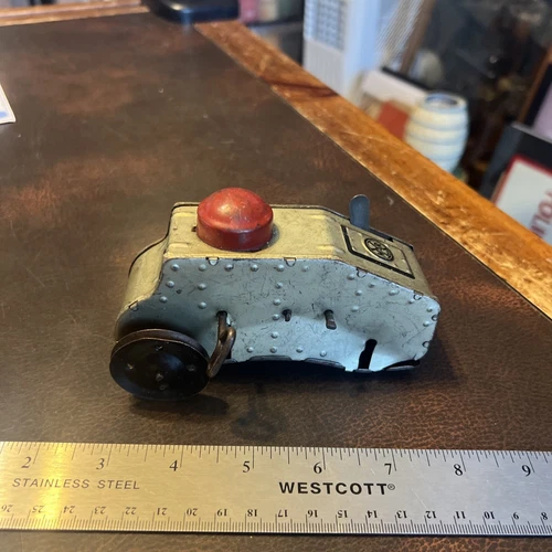 Rare Early Louis Marx Co Windup Toy Tank- As Is