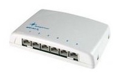 Telegärtner Patchpanel Wandmontage 6Ports Cat6A (IEC) Geschirmt RAL7035...