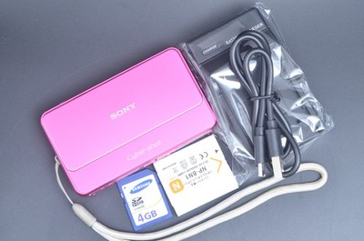 SONY Cyber-Shot DSC-T99 Pink Digital Camera Japanese Only #N61
