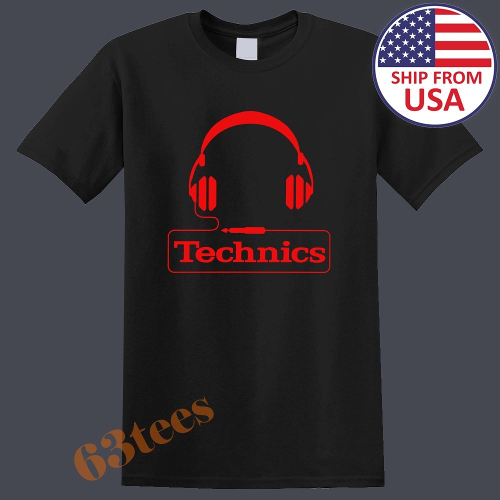 Technics Audio Men's Black Size S to 5XL