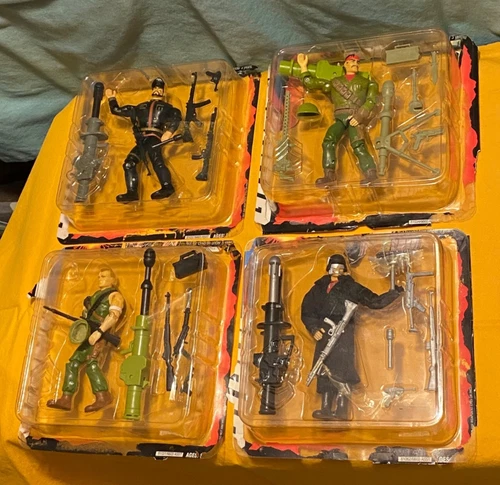 GI G.I. Joe SGT. SAVAGE LOT x4 General Blitz Iron Stormtrooper Dynamite FREESHIP