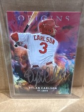 Dylan Carlson Origins Auto Red Silver Ink /99 2021 Panini Chronicles #OS-DC