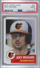 2018 Topps Living Set Online Exclusive /5791 Joey Rickard #41 PSA 9 MINT 4ib