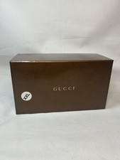 Gucci Bronze Soft Clam Shell Large Sunglasses Eyeglasses Case w/ GiftBox