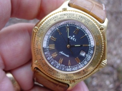 Sought After 18K Gold Ebel Voyager Ref. 8124913. Automatic 21 J Cal. 124, 40mm.