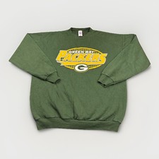 Vintage 90s Logo 7 Green Bay Packers Sweatshirt XL Green NFL Football Pullover