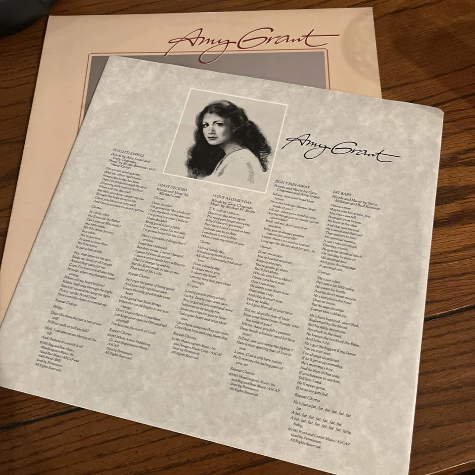 Amy Grant Age To Age vinyl record LP 80s Classic Rock Country Gospel - Image 3 of 4