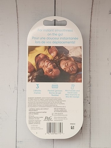 Gillette Venus Mini on The Go Women's Razor White Tea Scent Blade Refill - Picture 2 of 2