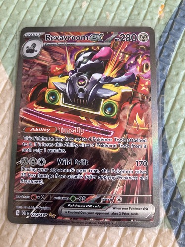 Revavroom Ex 224/197 Pokemon Karte 2023 NM