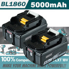 2X 18V 5000mAh Ersatzakku für Makita BL1860 5AH Li-Ion BL1850 LXT BL1830 BL1840