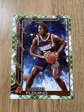2025-26 Topps Holiday Rasheer Fleming Plaid Rookie RC #H191 Suns