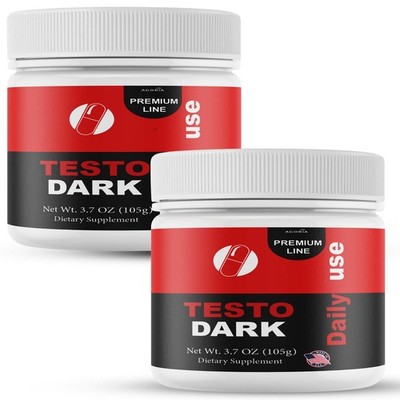 ( 2 Pack ) Testo Dark Mens Health Support Dietary Supplement, TestoDark Powder