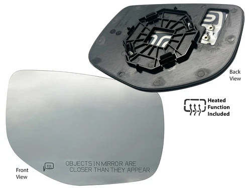 Passenger Right Side Heated Mirror Glass for 2020-2024 Legacy Outback 91039AN03A