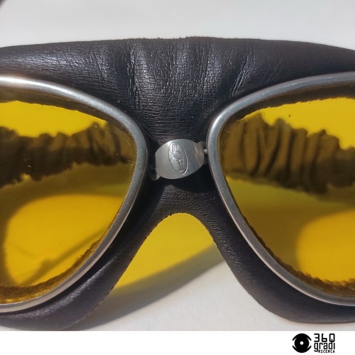 Ratti Cicogna occhiali Protector (Persol) mod. Monza auto moto vintage 1930-40s - Picture 3 of 11