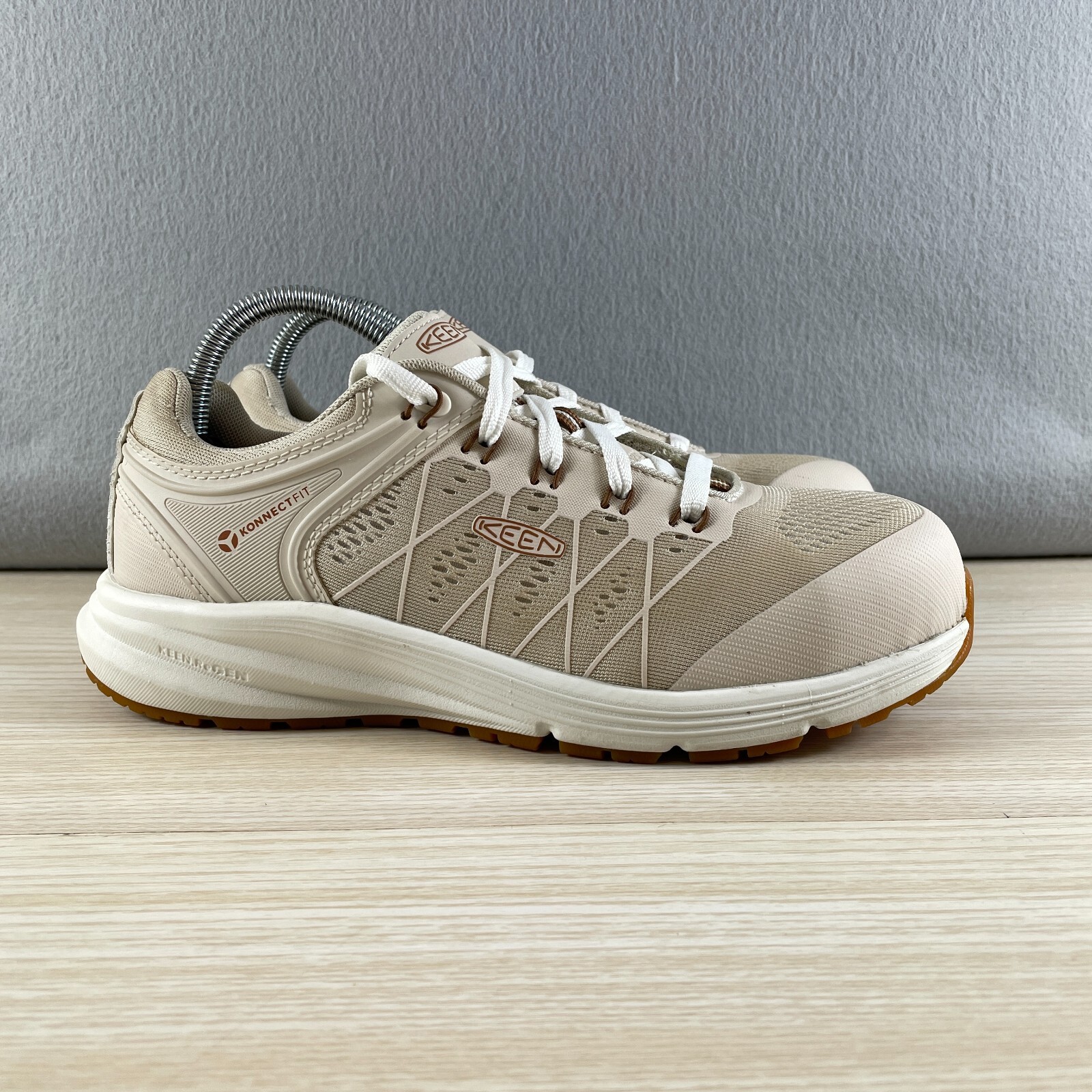 Keen Utility scarpa donna taglia 8 5 W avorio konnectfit sneakers punta carbonio