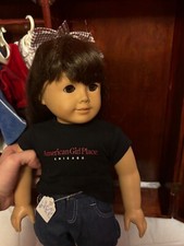 SAMANTHA AMERICAN GIRL DOLL WITH TRUNK