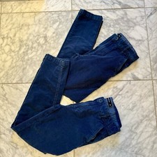 Pair Of Nordstrom Corduroy Pants Boys 14 Blue Slim Leg Stretch Uniform