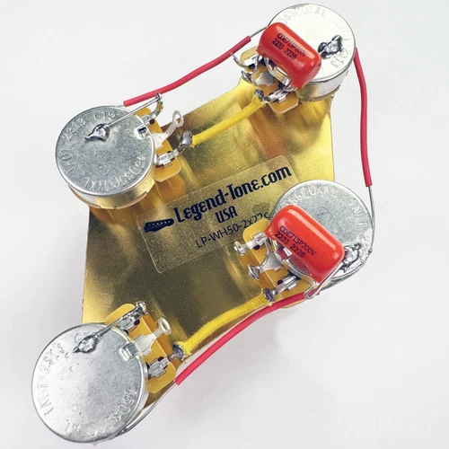 Gibson Les Paul Wiring Harness 50's Wiring Custom SD - Orange Drop .022