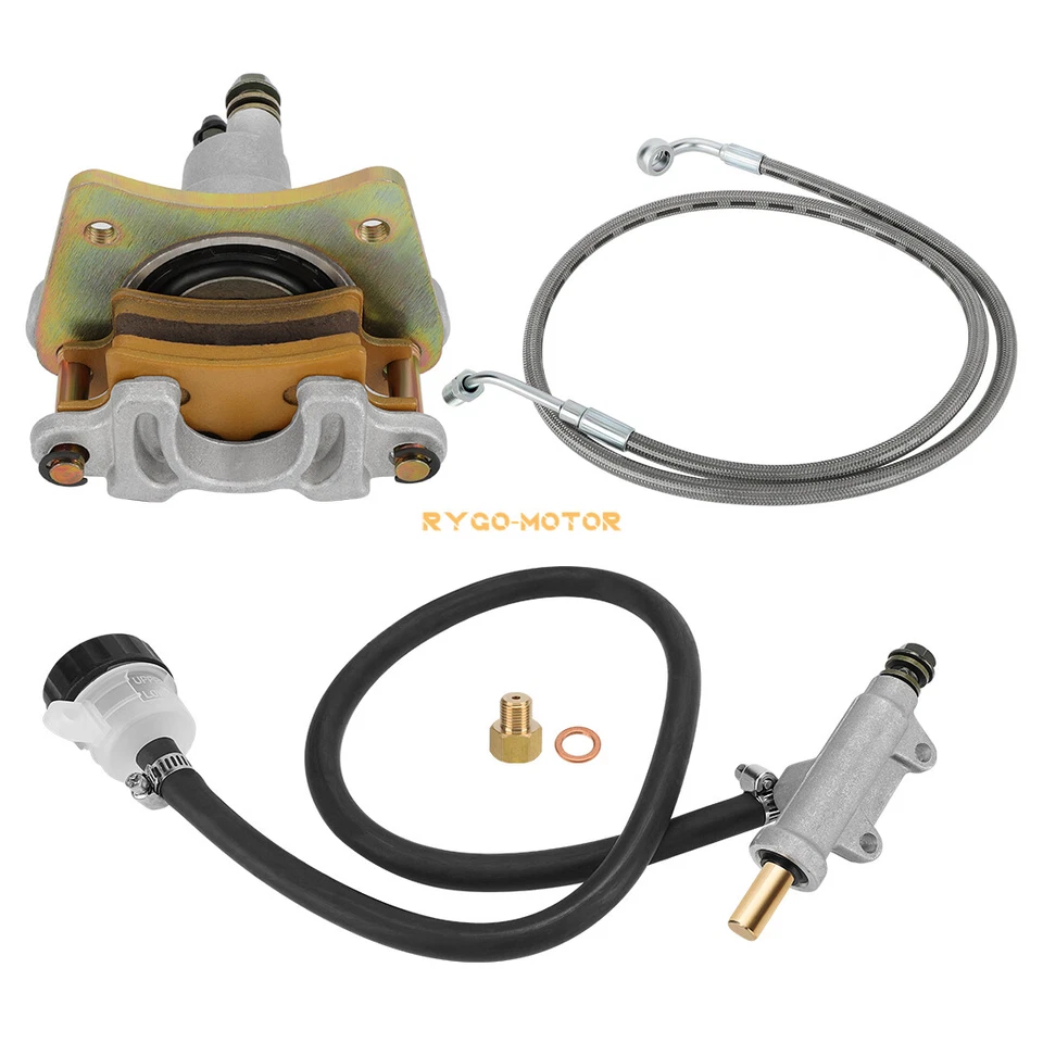 Rear Brake Caliper &Master Cylinder &Hose Line for Polaris Sportsman 400 450 500 - Image 3 of 4