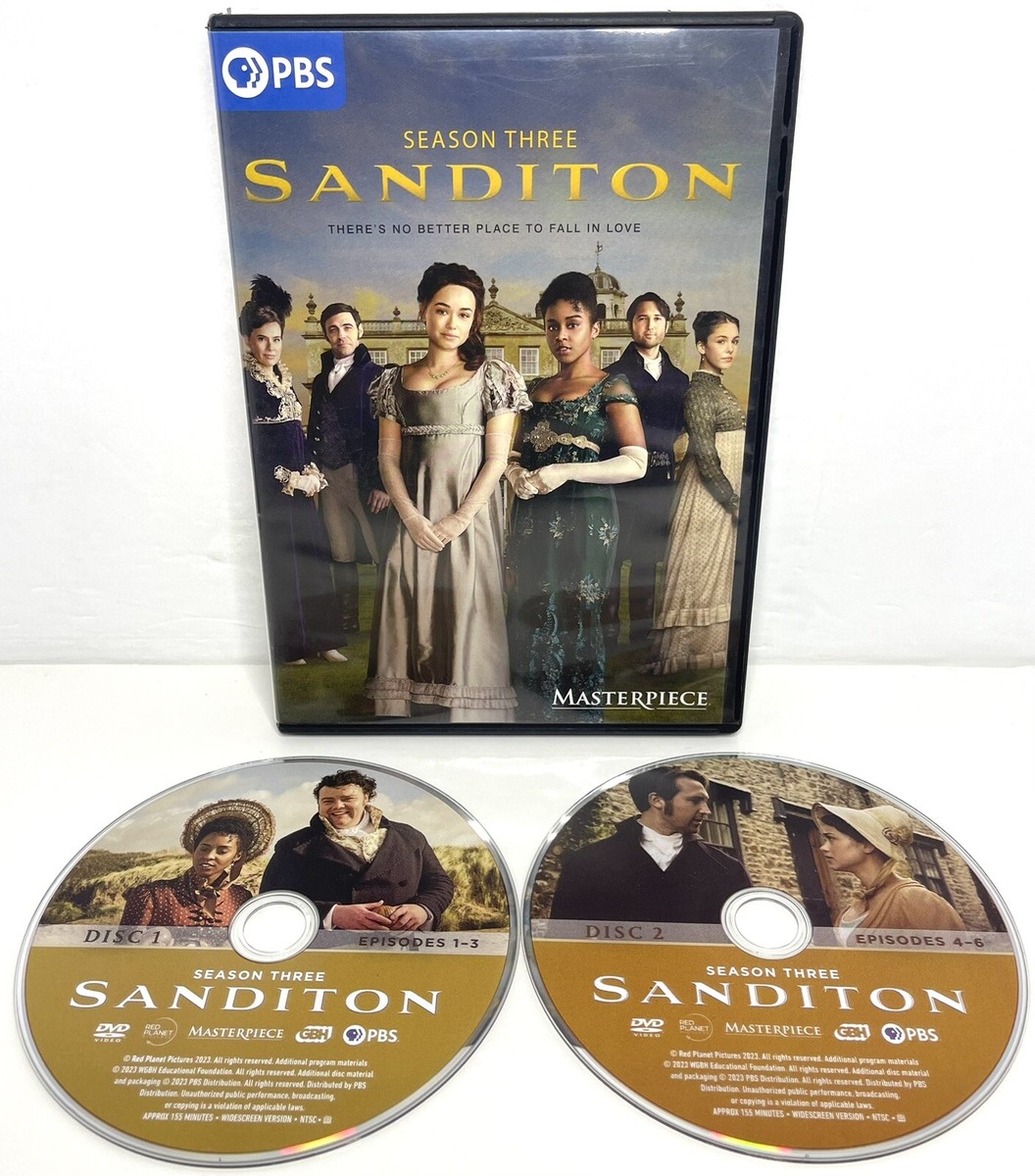 Sanditon Season Three (Dvd, 2022 TV Series, PBS, Season 3, Rose