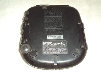 Panasonic Shock Wave Vintage Portable CD Player SL-SW405 Parts