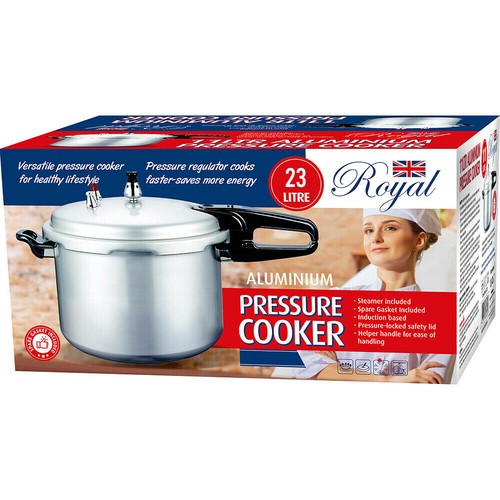 Pressure Cooker Induction Hob Aluminium Kitchen Catering Home Cookware