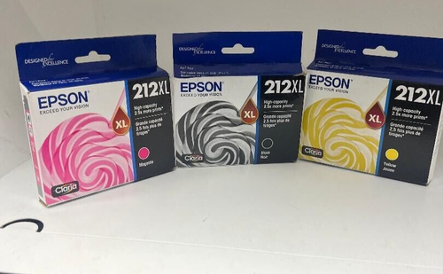 Lot De 3 Cartouches D'encre Canon BC-40 (Noir, Magenta, Jaune) - NEUVES, Déstockage