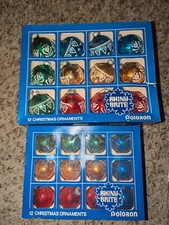 Vintage 2 Boxes Of 12 Shines Bright Made In USA Ornaments Christmas