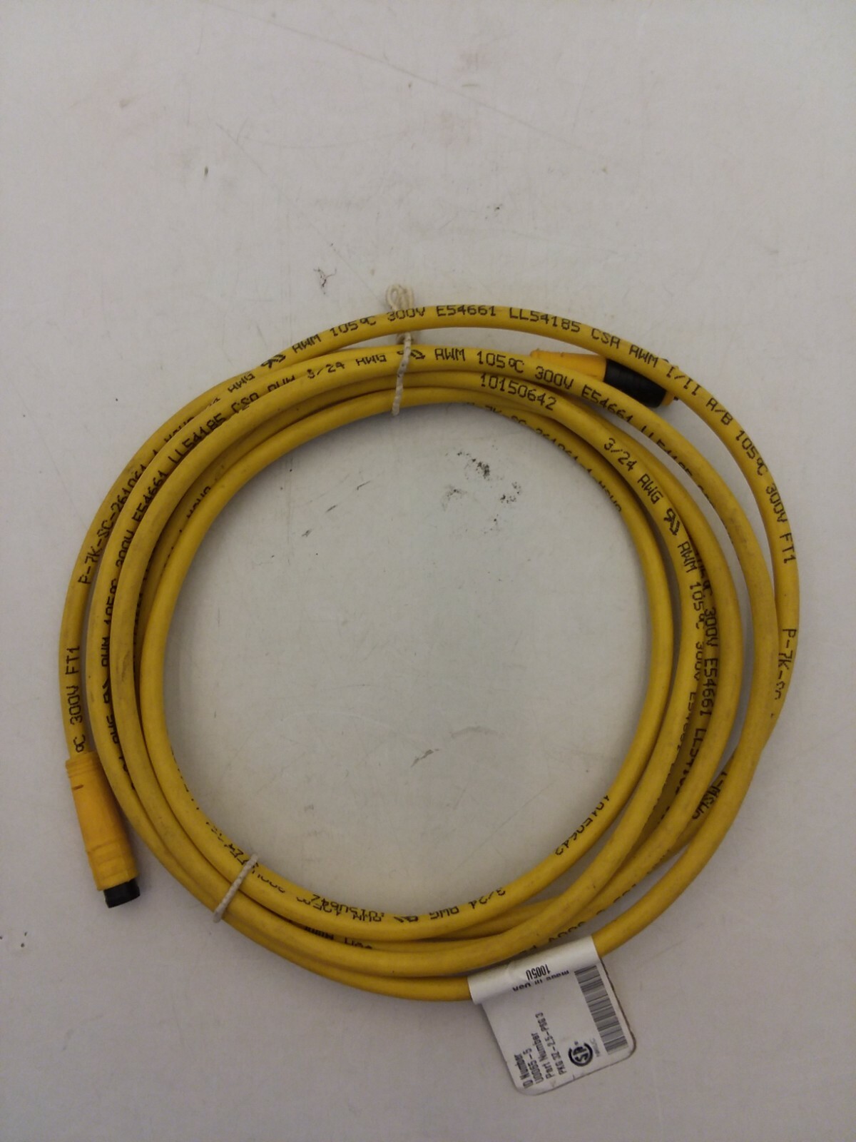 Turck PKG 3Z-2.5-PSG 3 CORDSET PICOFAST 3 PIN U0065-5 NNB