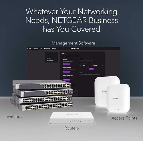 NETGEAR 16-Port Gigabit Ethernet Unmanaged PoE Switch (GS516UP) - with 8 x PoE+ - Picture 6 of 6