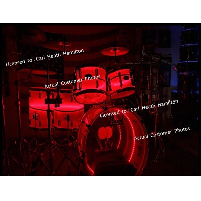 LED Drum Lights - complete kit - Color Changing -or- Solid Color