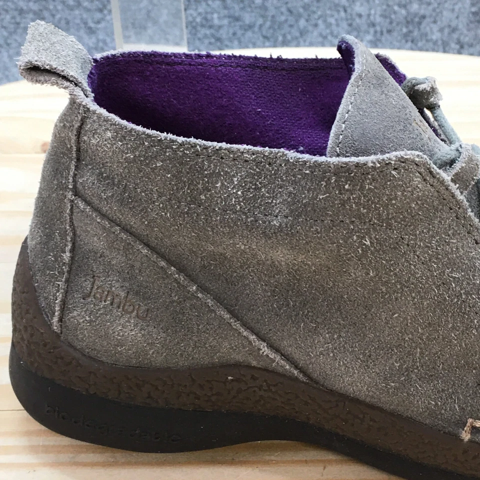 Jambu ботинки женщин 7,5 M Madison чукка серый кожаный шнурует вверх комфорт лодыжки Топ - Изображение 3 из 4