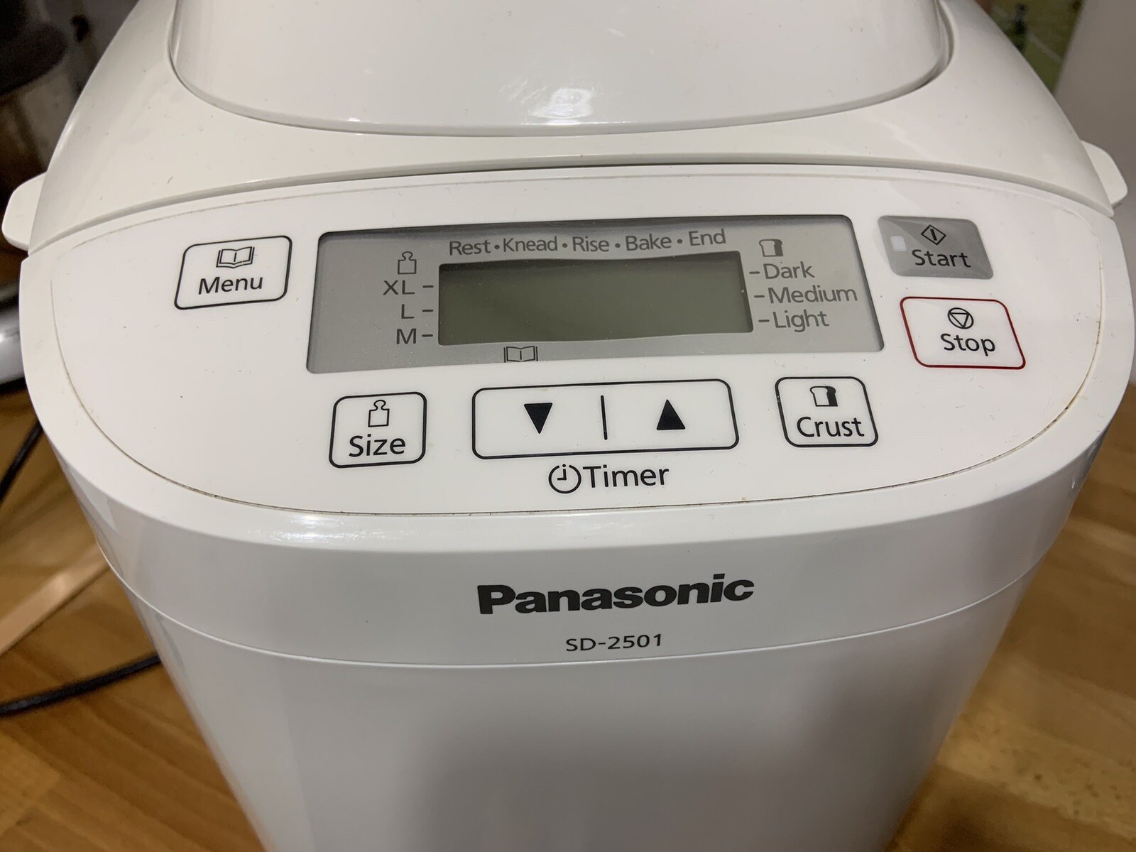 Panasonic SD2501 Bread Maker Machine, Raisin/Nut Dispenser, Jam