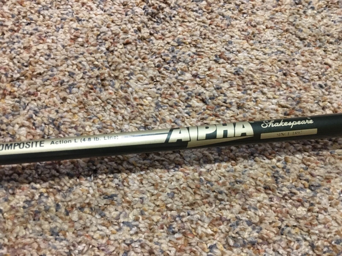 レア物　シェイクスピア　ALPHA sc1320 Rare Shakespeare Alpha 5'6” Light Spinning Rod SC 1320 | eBay
