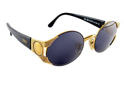 FENDI / Vintage OVAL リムレス サングラス FS234 FENDI Vintage OVAL Rimless Sunglasses FS234 Col Blue Blue