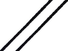 Gummikordel rund,2,5-3 mm,schwarz,weich,waschbar,Alltagsmasken;5m,10m oder 20m