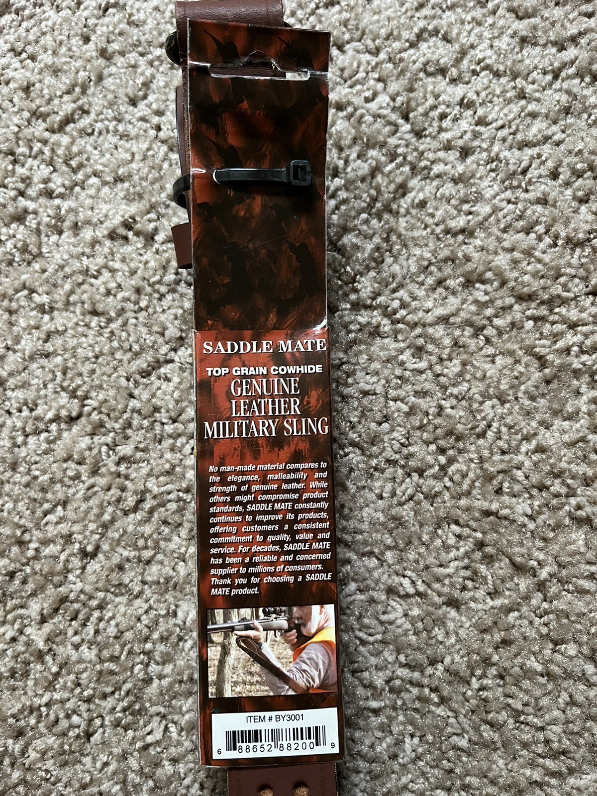 New Saddle Mate Genuine Leather Military Sling Top Grain Cowhide Item