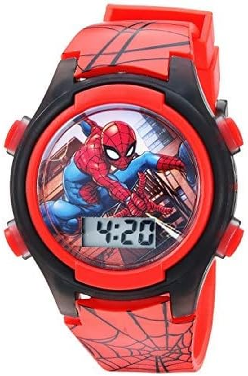 Kids Digital LCD Flashing Watch, Red, SPD3515AC