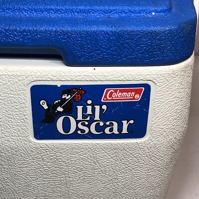 Vintage Coleman #5272 LIL' OSCAR Personal 8 Quart Cooler White w