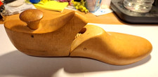WOODEN SHOE FORM - Stretcher - Left FOOT - Sellwell LYNN Massachusetts - VINTAGE