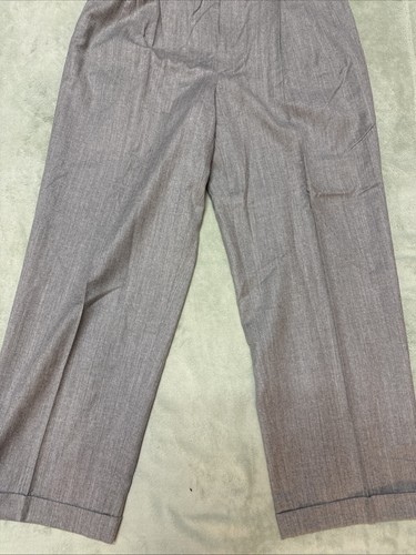 Zanella 100% Wolle Hose Plissee Größe 36 tailliert - Bild 3 von 5