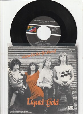 7'' Liquid Gold/Where Did We Go Wrong (Promo Info  Teldec )