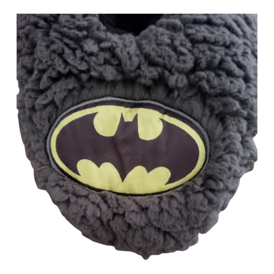 Носки тапочки мужские Batman DC Comics Fuzzy Sherpa темно-серые размер обуви 6-12 - Изображение 4 из 4