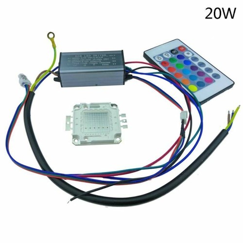 Led Chip RGB Driver 10w 20w 30w 50w 100w Cob light Remote control dimmable 24Key - Picture 17 of 35
